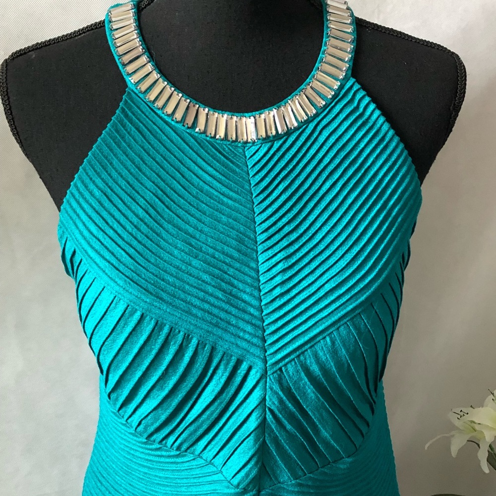 *Calvin Klein Turquoise Cocktail Dress